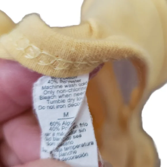 yellow medium Alexa feed my kids cotton blend racerback tank - Picture 4 of 8